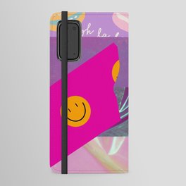 Pink Washi Tape Design  Android Wallet Case