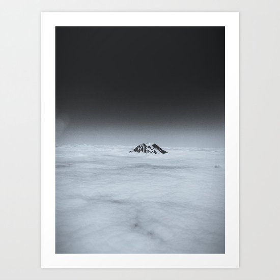Higher than the Clouds (with an iPhone) Art Print