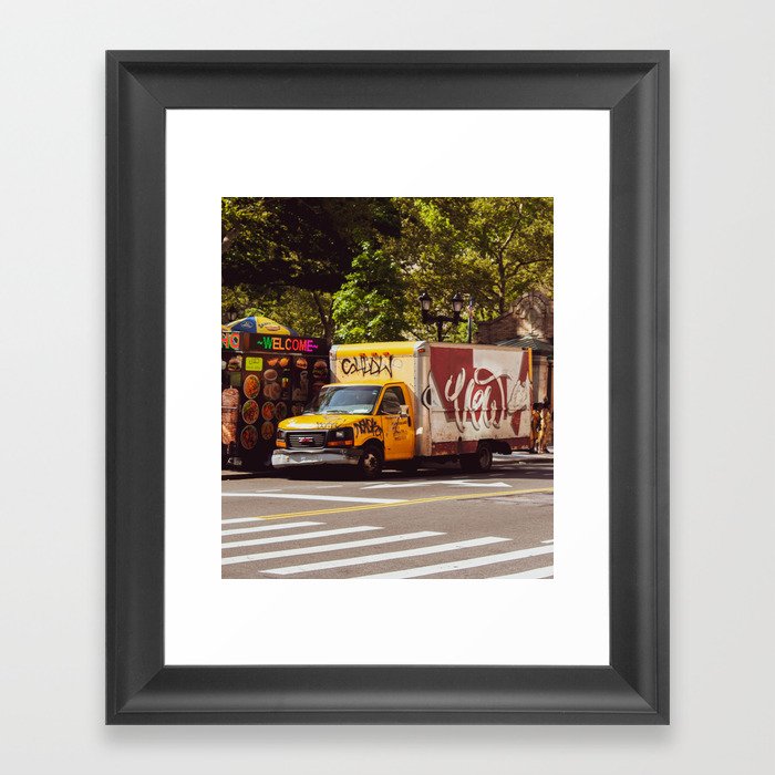 Box Truck Framed Art Print