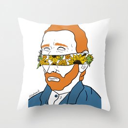 Van Gogh Throw Pillow