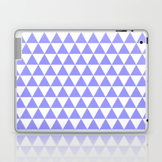 Periwinkle Collection - triangles 1 Laptop & iPad Skin