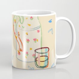 YELLOW APPLES Coffee Mug | Milk, Spring, Flowers, Vintage, Apples, Yellow, Country, Summer, Dreamy, Digital 