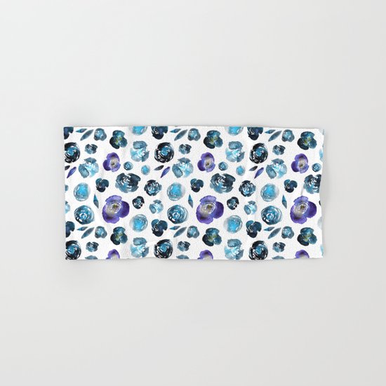 Watercolor flowers Hand & Bath Towel