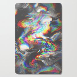 707   abstract paint pattern texture concept color colorful glitch psychedelic marble wavy distort l Cutting Board