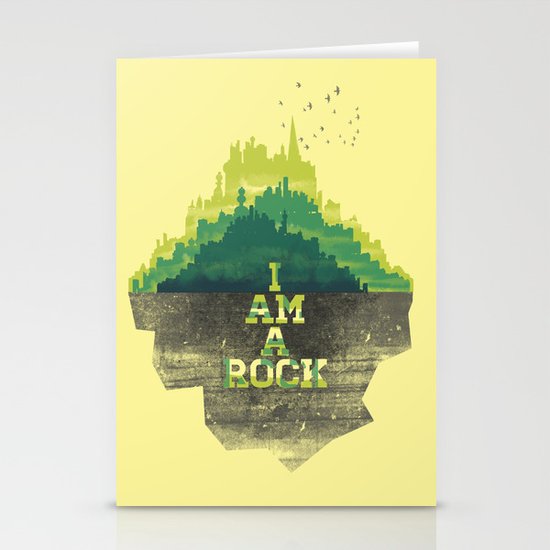 I am a Rock Stationery Cards