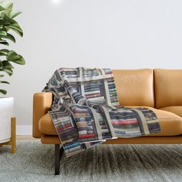 Instant Library Throw Blanket