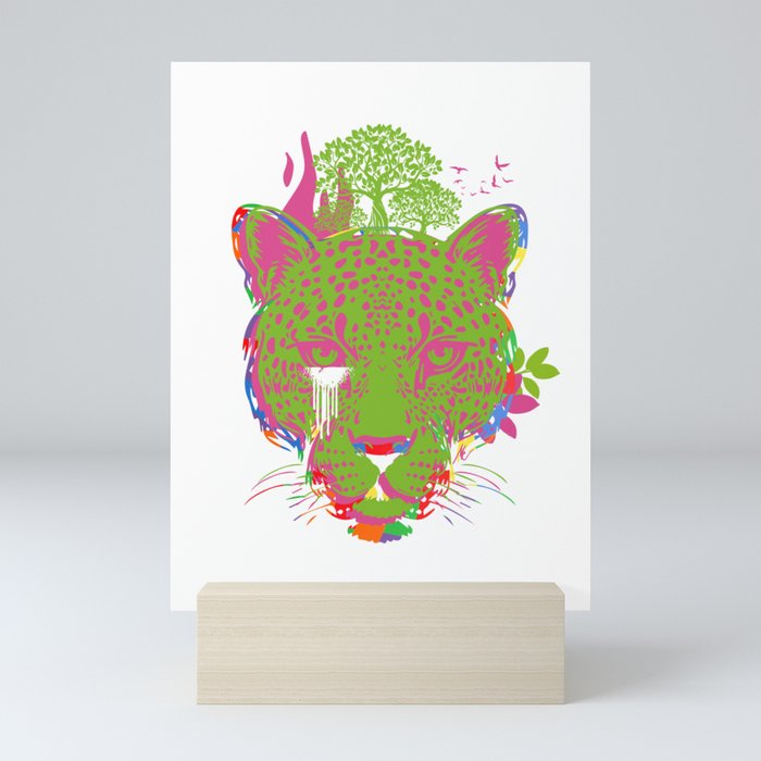 Save Amazon Jaguar Mini Art Print