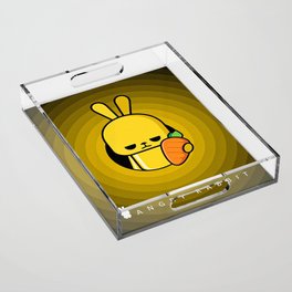 Angry Rabbit Acrylic Tray