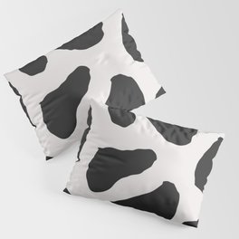 Cowhide black and white Pillow Sham