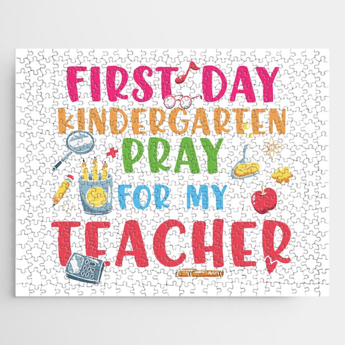 First Day Kindergarten Funny Jigsaw Puzzle