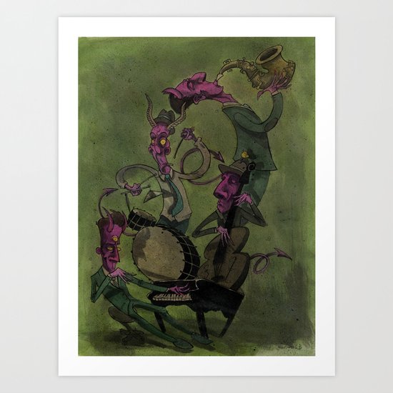 Jazz Art Print
