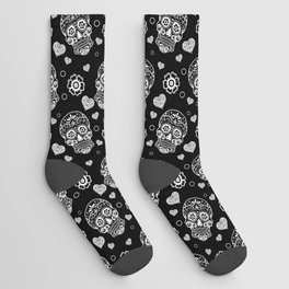 Sugar Skull / Day Of The Dead Pattern Socks