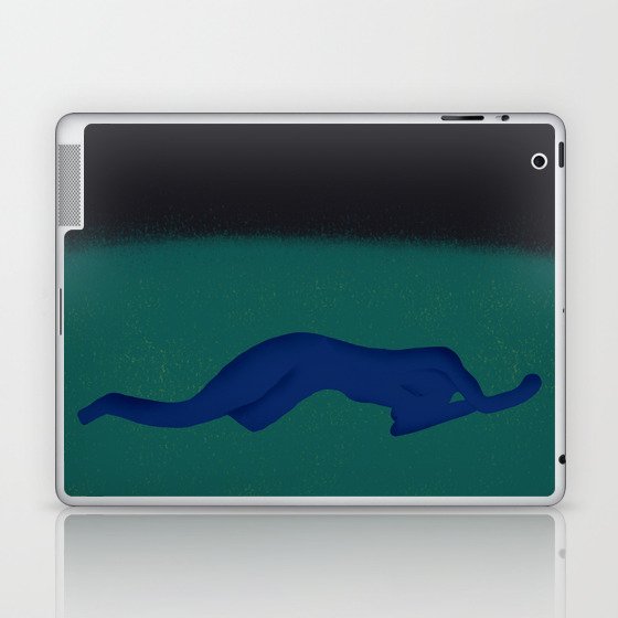 Solitude in blue Laptop & iPad Skin