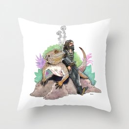 King Richard & Tad Cooper Throw Pillow