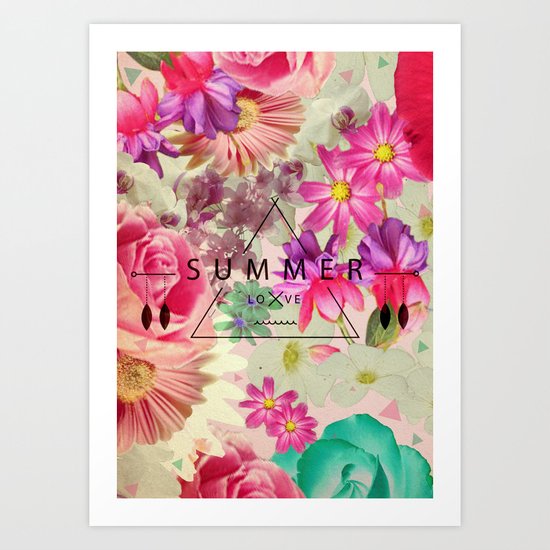 SUMMER LOVE Art Print