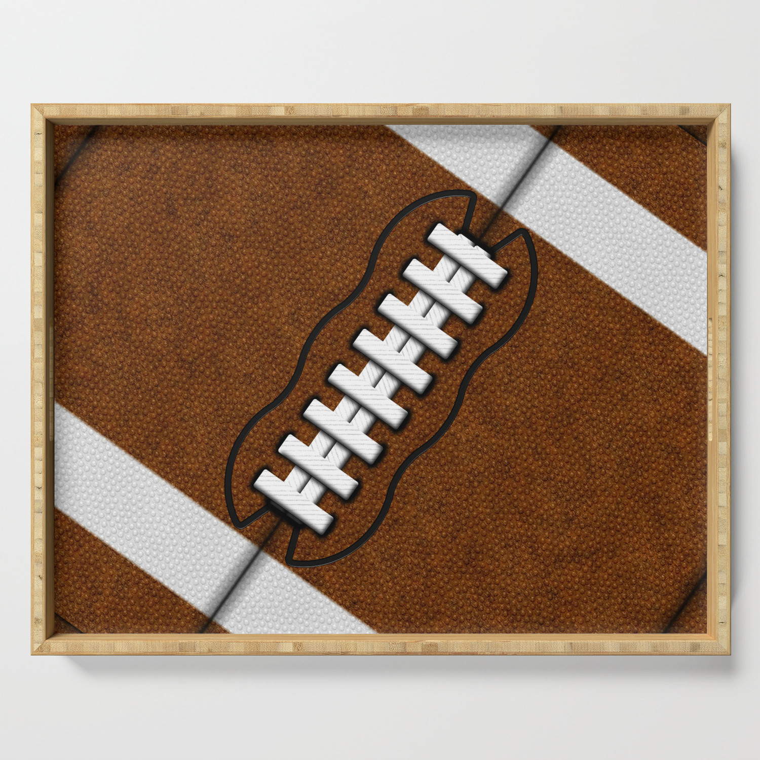 Fantasy Football Super Fan Touchdown Serving Tray By