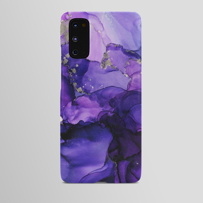 Violet Magenta Chrome - Abstract Ink Android Case