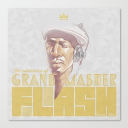 The adventures of Grandmaster Flash Canvas Print
