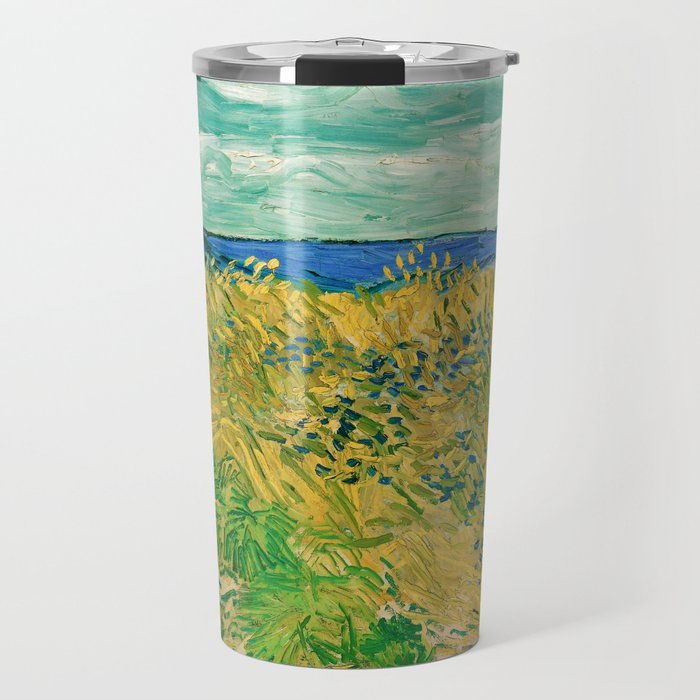 Vincent van Gogh "Wheatfield With Cornflowers" Travel Mug