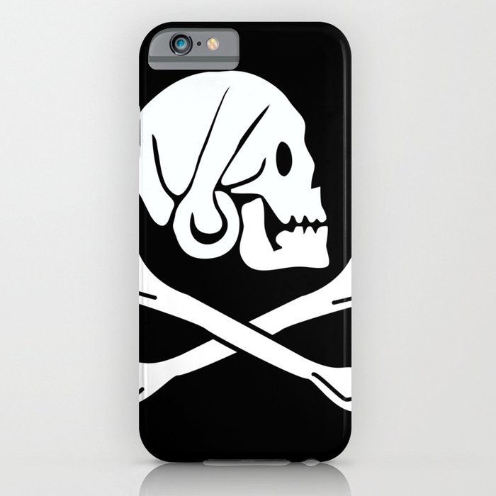 Henry Every Pirate Flag - Jolly Roger Skull iPhone Case