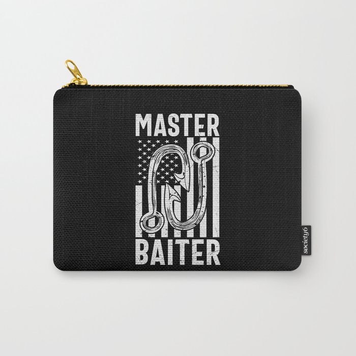 Master Baiter Fishing USA Flag Carry-All Pouch