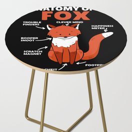 Sweet Fox Explanation Anatomy Of Fox Side Table