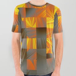 Abstract in Black Frame All Over Graphic Tee