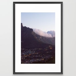Mountain view from Signal Hill Framed Art Print