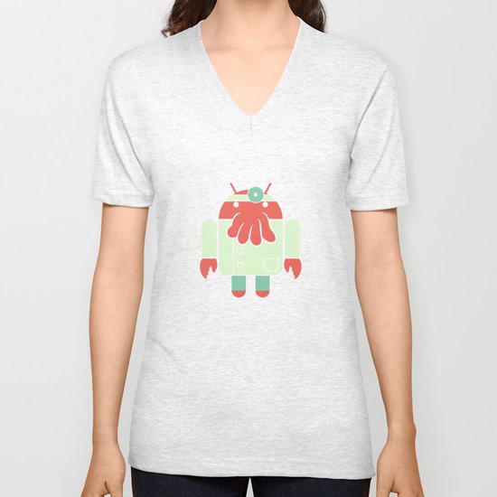 Why not Droidberg Unisex V-Neck