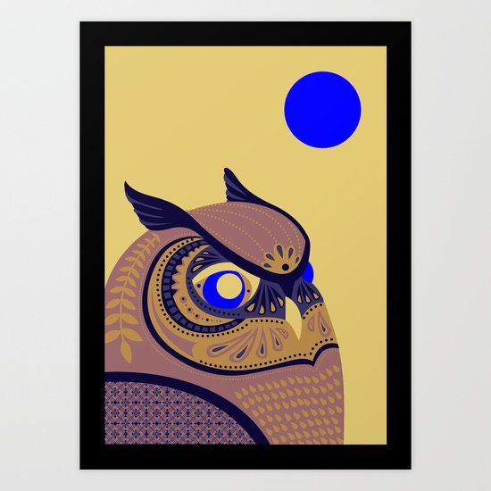 Night Owl Art Print