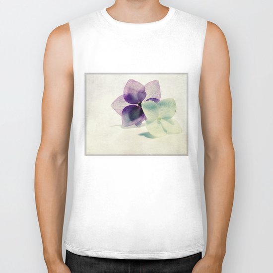 hydrangea Biker Tank