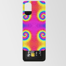 Tie Dye pink rainbow Android Card Case
