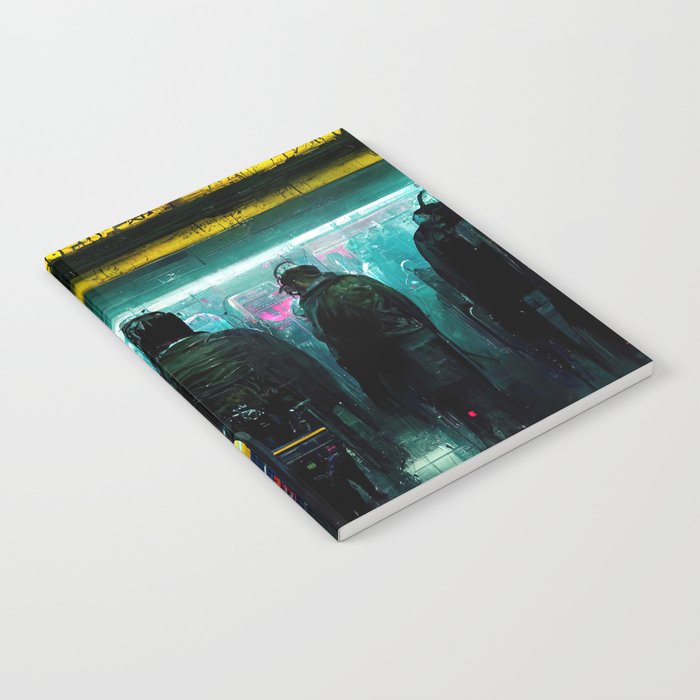 Cyberpunk Subway Notebook