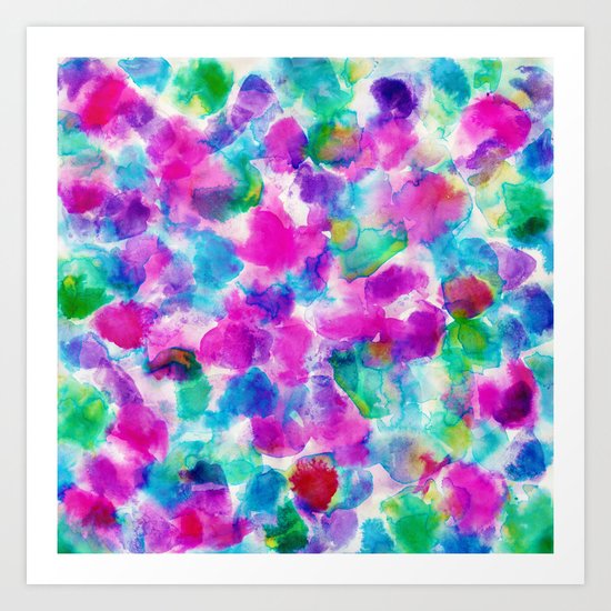 Amaris Magenta Art Print