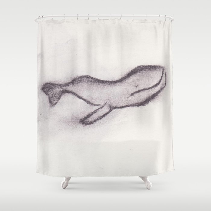 Whale! Shower Curtain
