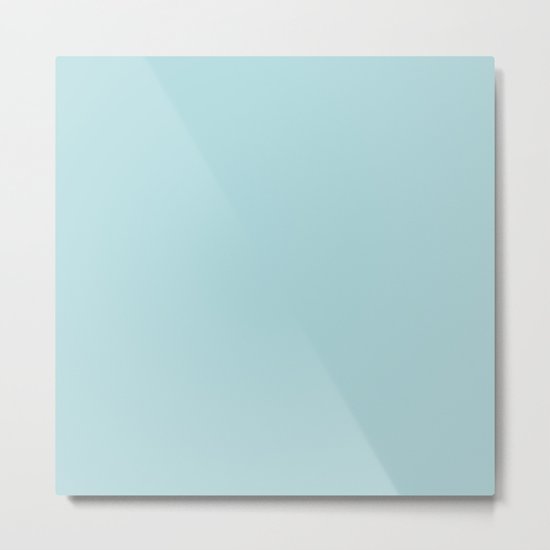 Simply Pretty Blue Metal Print