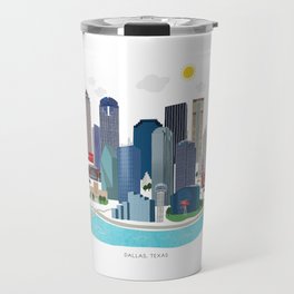 Dallas Skyline Travel Mug