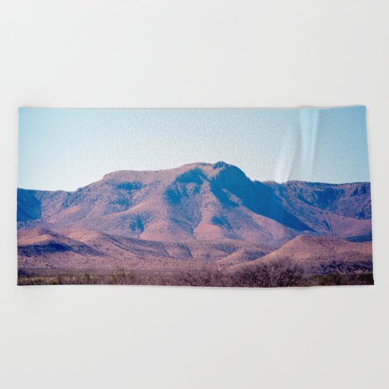crooked smile Beach Towel