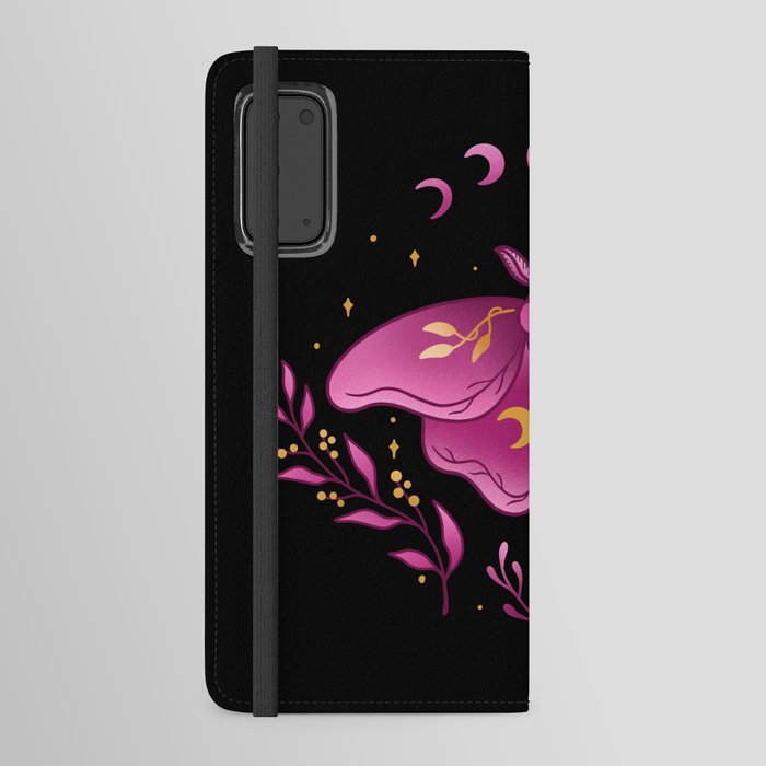 Celestial Moth Android Wallet Case
