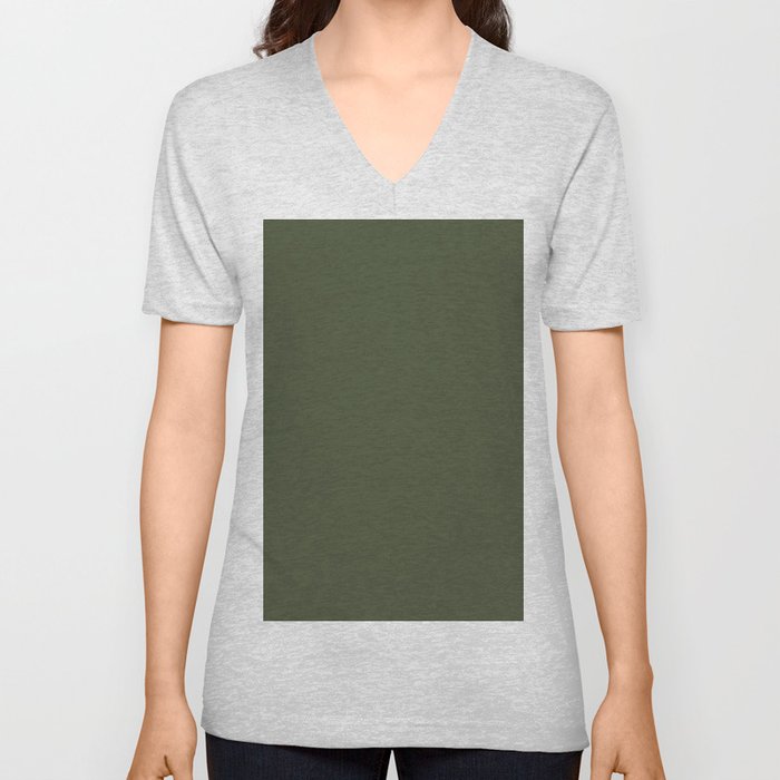 Chive - Pantone Fashion Color Trend Spring/Summer 2020 NYFW V Neck T Shirt