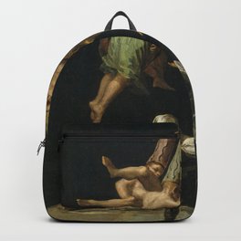 The witches' flight gothic horror surrealism portrait painting by Francisco Goya Backpack | Trial, Afterlife, Death, Trials, Vampires, Salem, Scary, Witch, Ghostly, Wicca 