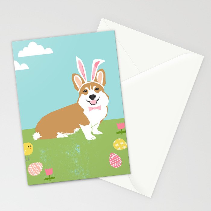 Bunny Rabbit Brown Easter Bookmark and Greeting Card 