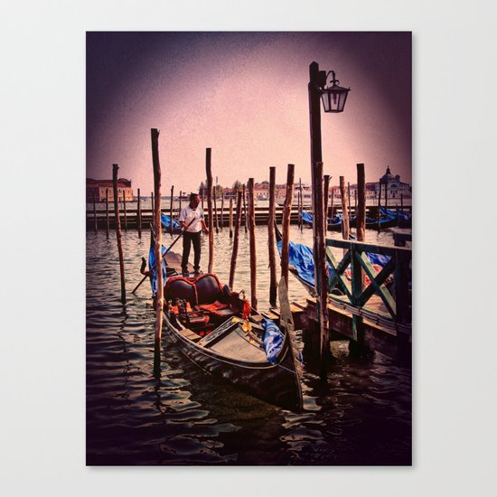 Venice in the evening Canvas Print
