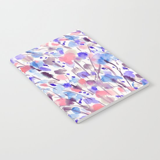 Wild Nature (Apricot, Blue) Notebook