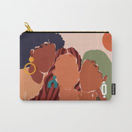 Sisterhood Carry-All Pouch | Woman, Curated, Women, African, Feminist, Curly, Boho, Modern, Family, Female 