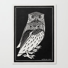 Two Owls  Canvas Print