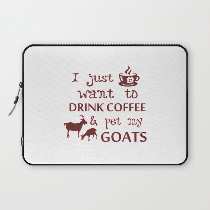 Coffee & Goats Laptop Sleeve