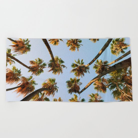Palm trees overload Beach Towel