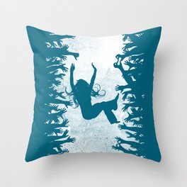 Labyrinth: Helping Hands Throw Pillow