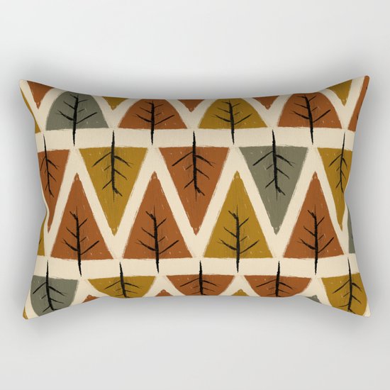 tree pattern Rectangular Pillow